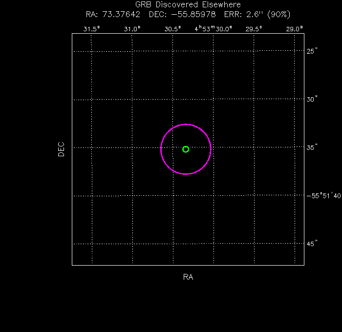 Image of the UVOT image