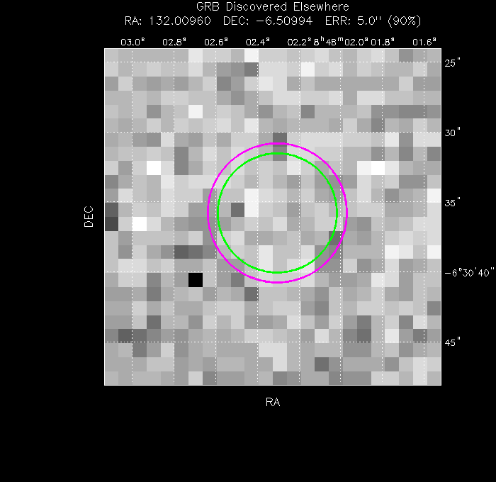 Image of the UVOT image