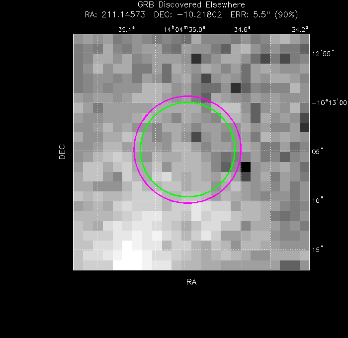 Image of the UVOT image