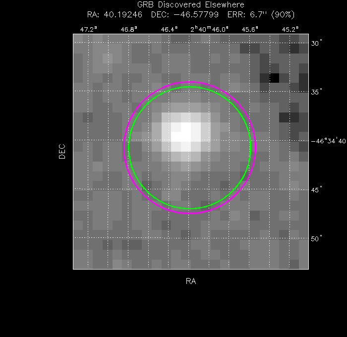 Image of the UVOT image