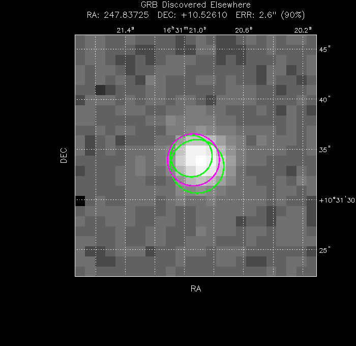 Image of the UVOT image