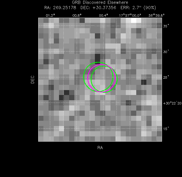 Image of the UVOT image