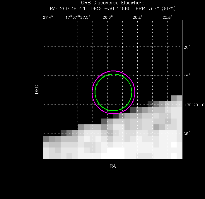 Image of the UVOT image