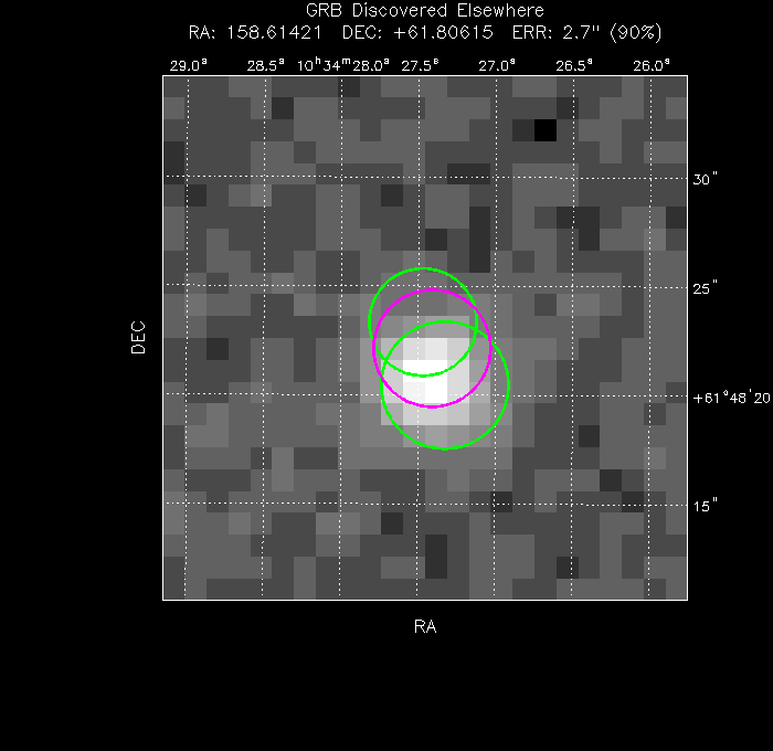 Image of the UVOT image