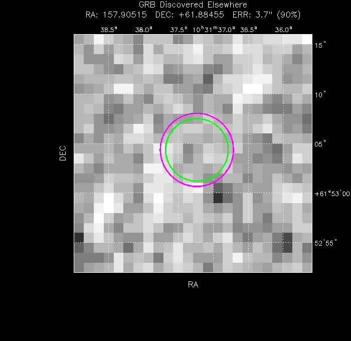 Image of the UVOT image