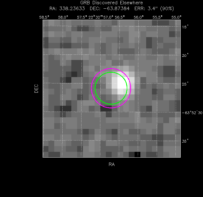 Image of the UVOT image