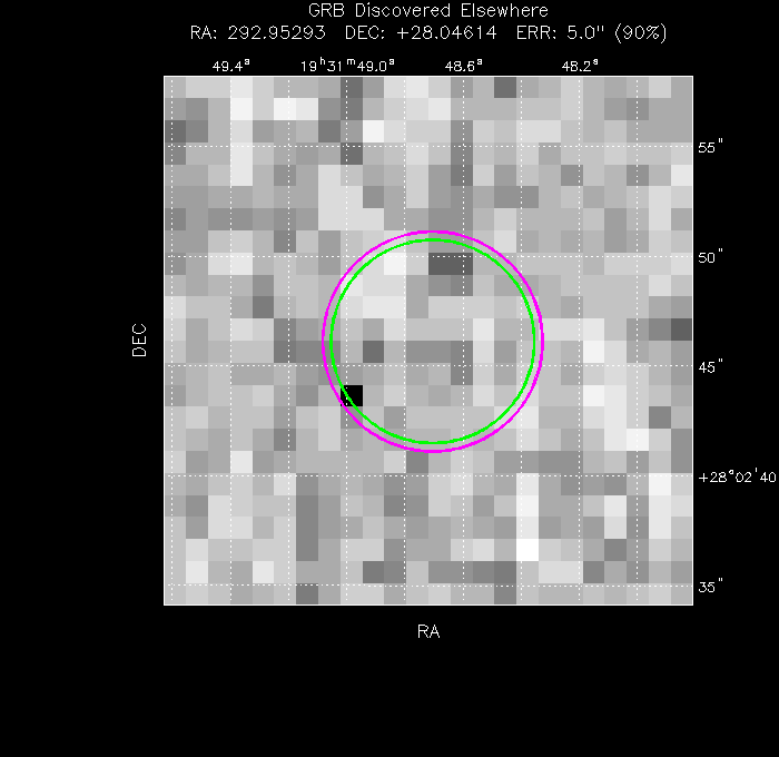 Image of the UVOT image