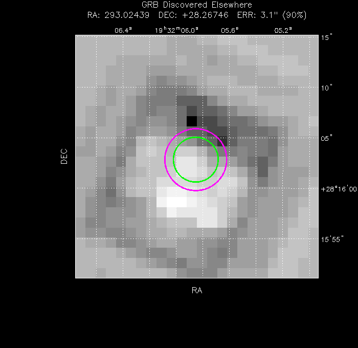 Image of the UVOT image