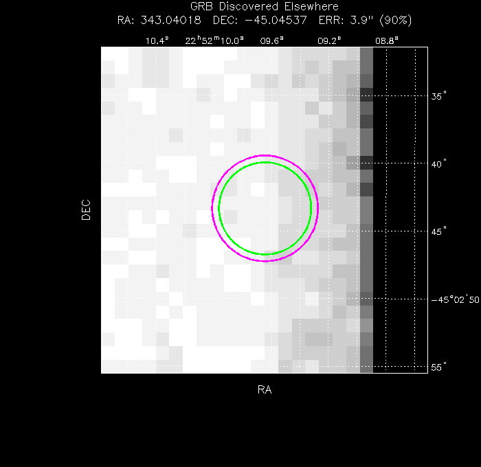 Image of the UVOT image