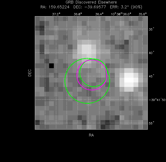 Image of the UVOT image