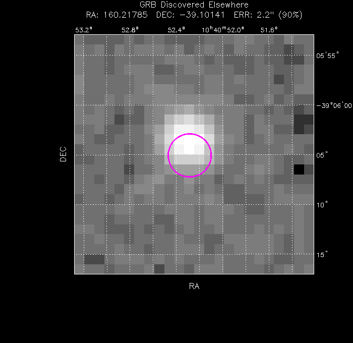 Image of the UVOT image