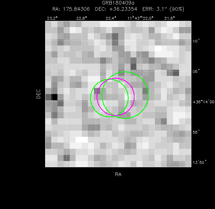 Image of the UVOT image