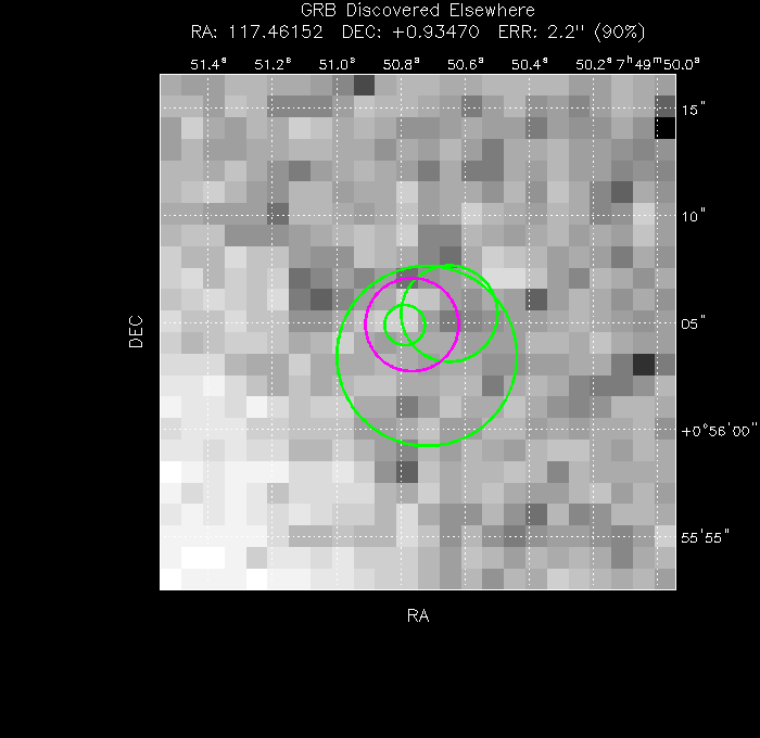 Image of the UVOT image
