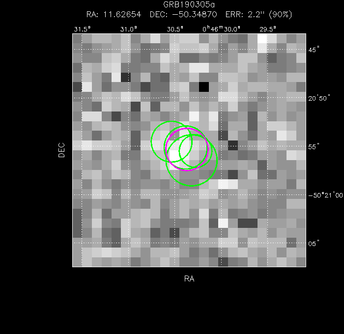 Image of the UVOT image