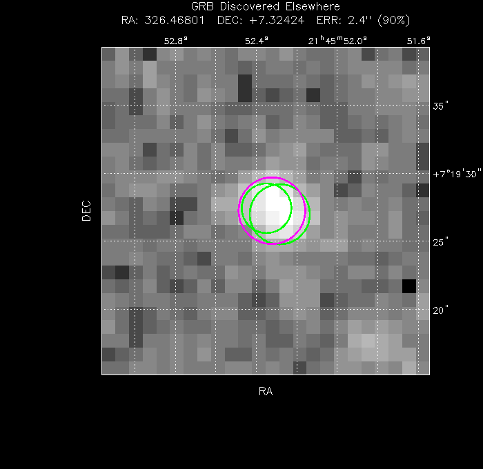 Image of the UVOT image