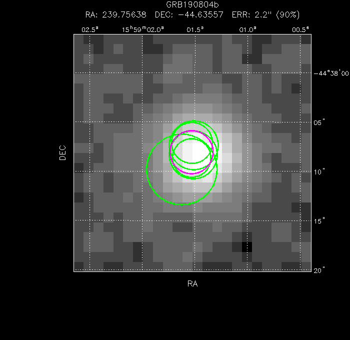 Image of the UVOT image
