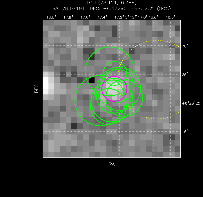 Image of the UVOT image