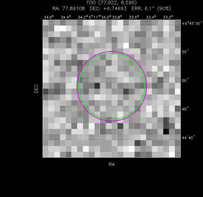Image of the UVOT image