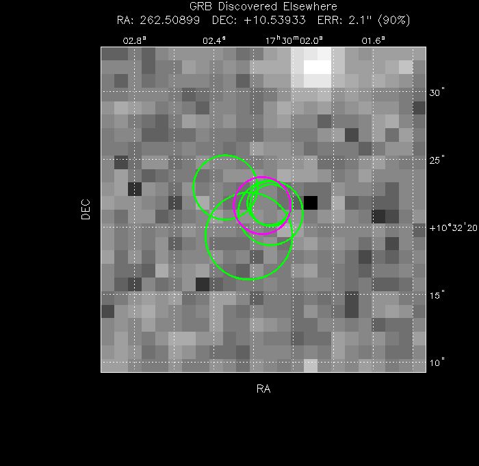 Image of the UVOT image