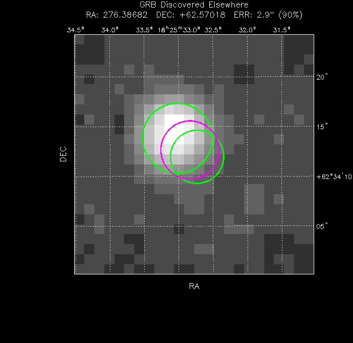 Image of the UVOT image