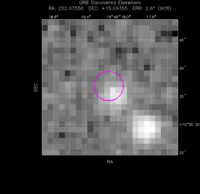 Image of the UVOT image