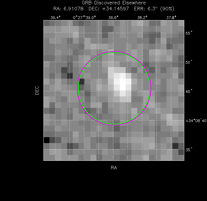 Image of the UVOT image
