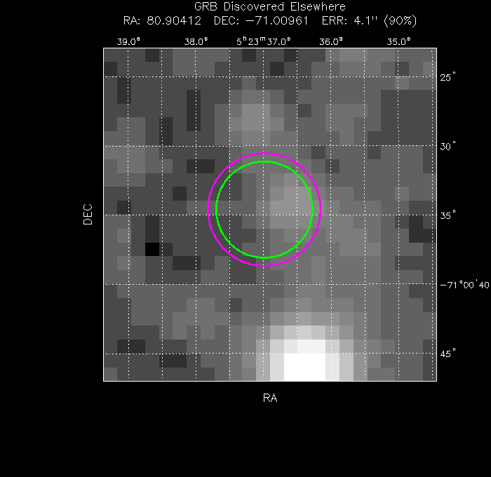 Image of the UVOT image