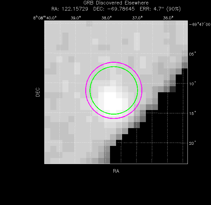 Image of the UVOT image